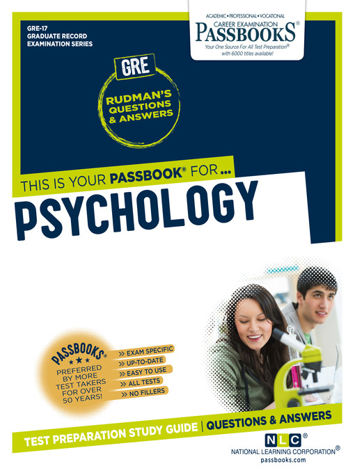 Title details for PSYCHOLOGY by National Learning Corporation - Wait list
